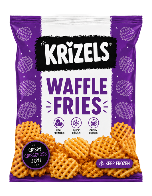 Krizels Waffle Cut Fries – Crispy, Fun & Flavorful