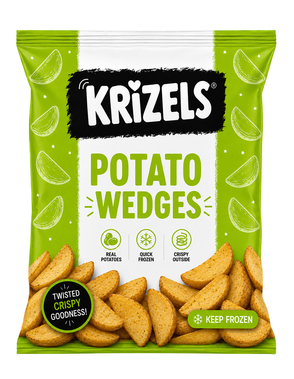 Krizels Potato Wedges – Thick, Crispy & Flavorful Bites