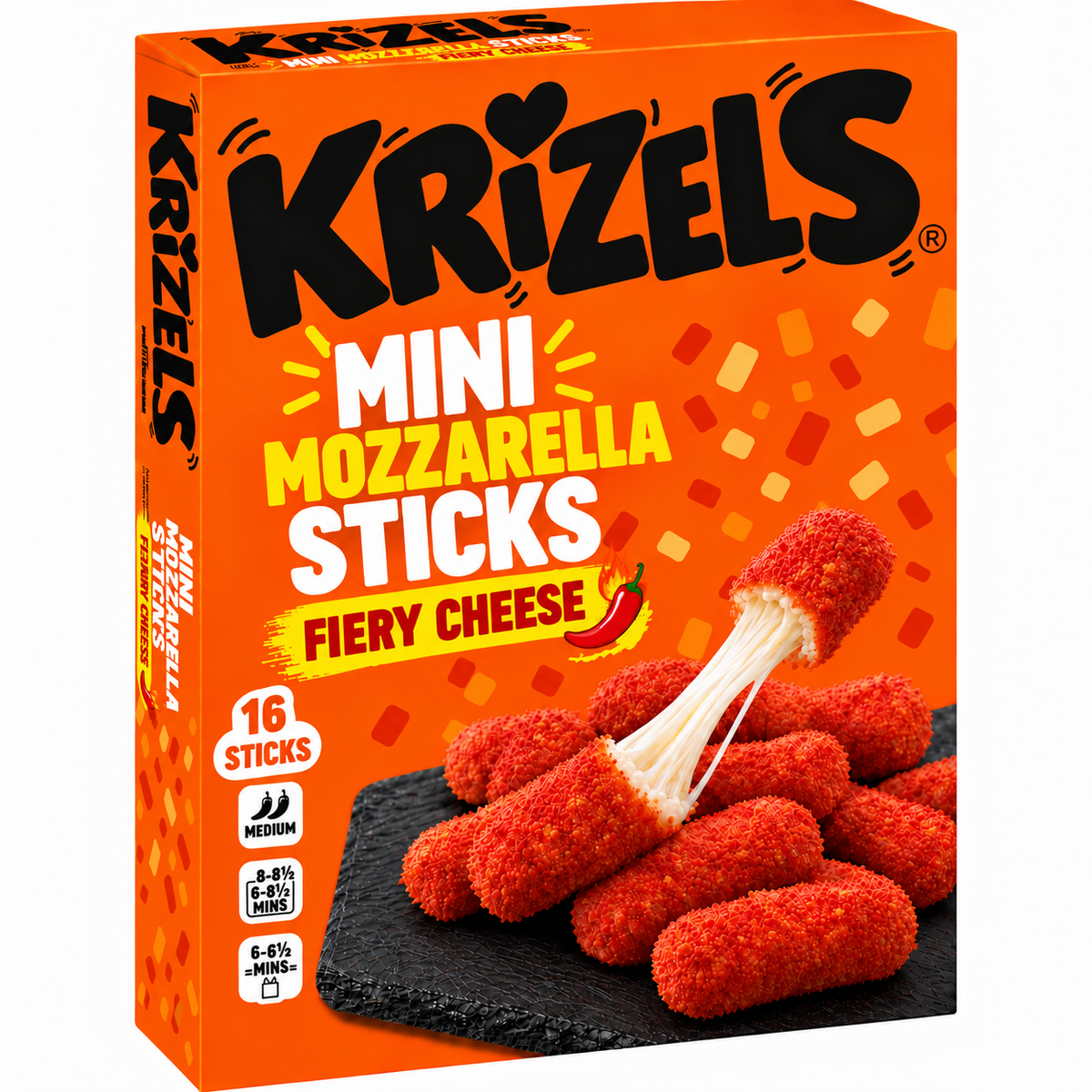 Krizels Mini Mozzarella Sticks – Fiery Cheese