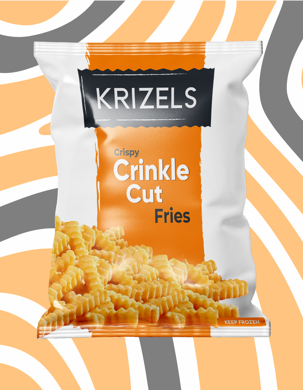 KRIZELS Crispy Crinkle Cut Fries