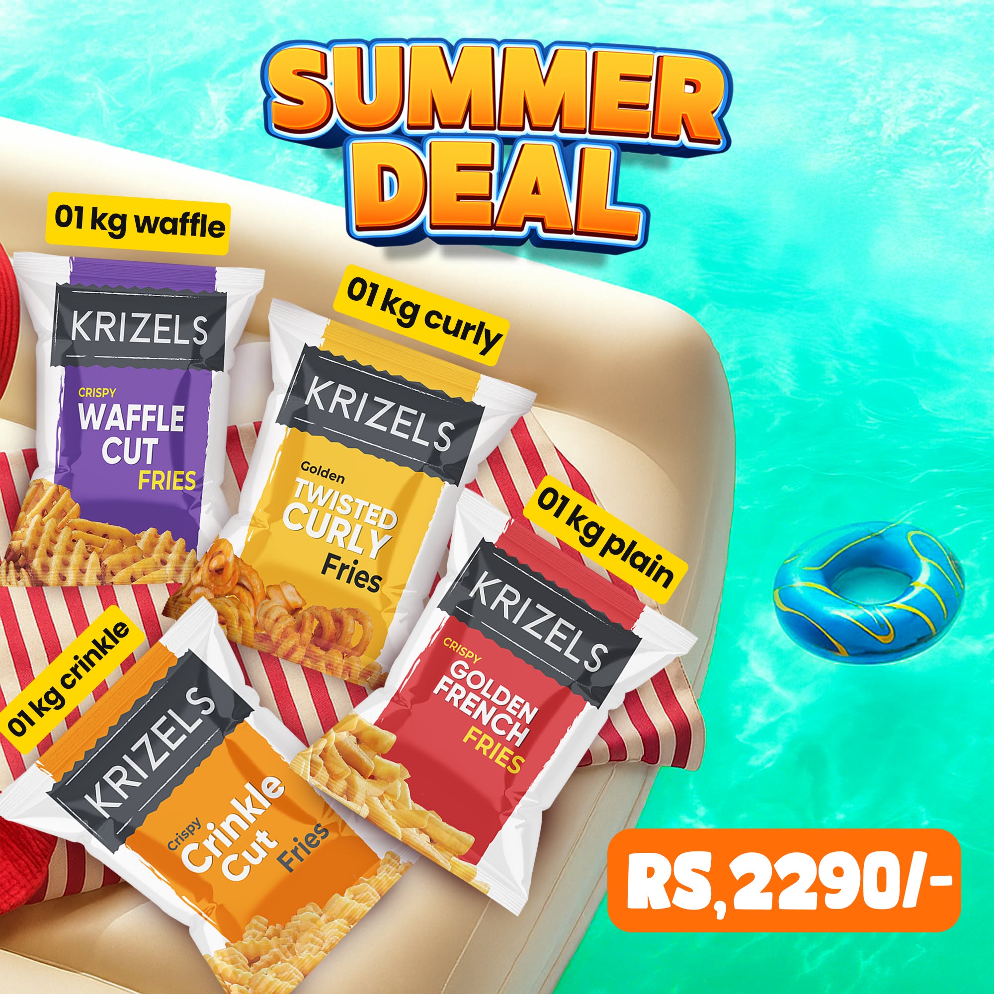 Krizels Summer Deal – Value Size for Sharing