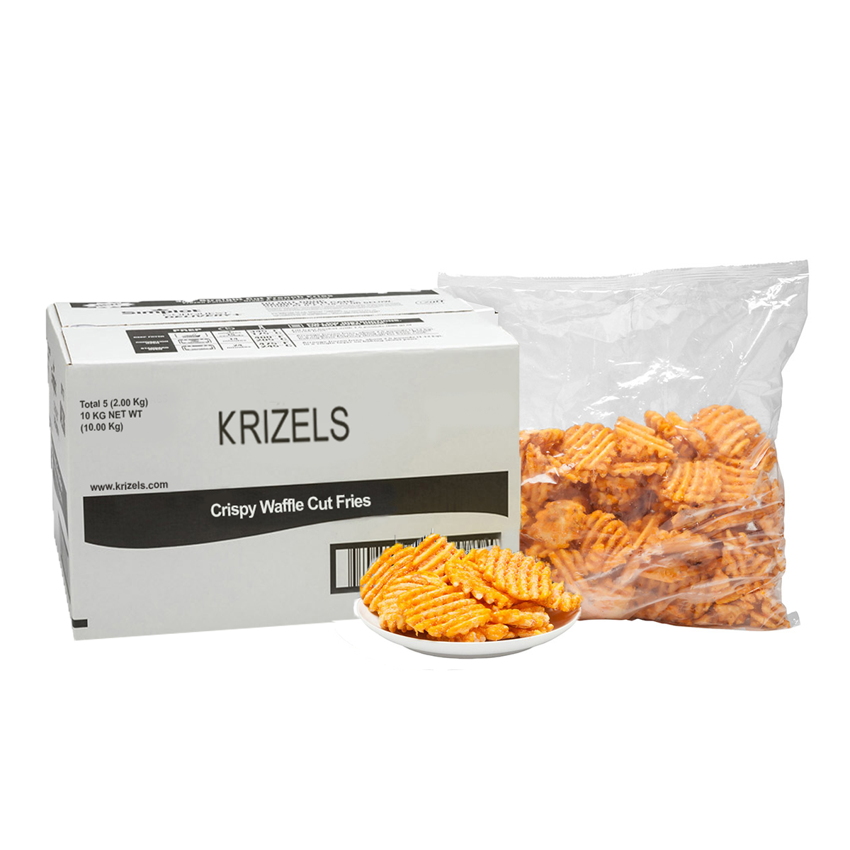 Krizels Waffle Cut Fries – Crispy, Fun & Flavorful
